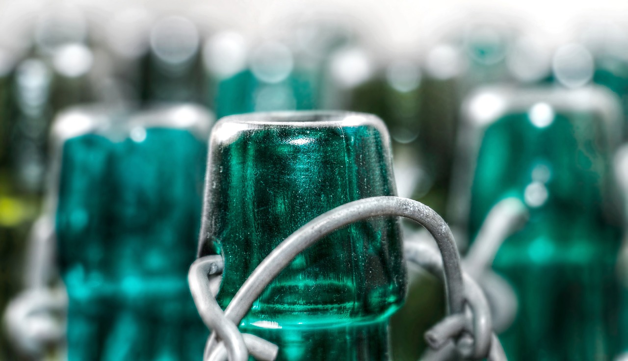 Bottles, old, glass — LDPE Recycling: Contribute to a waste-free future with plastic recovery.